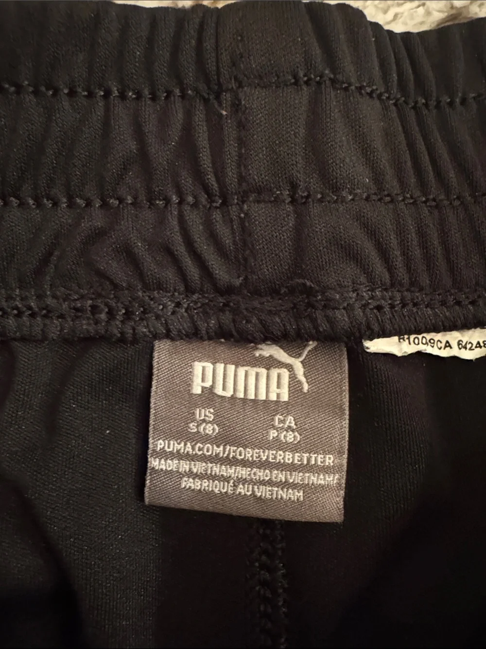 Puma Black with Yellow Accent Athletic Set